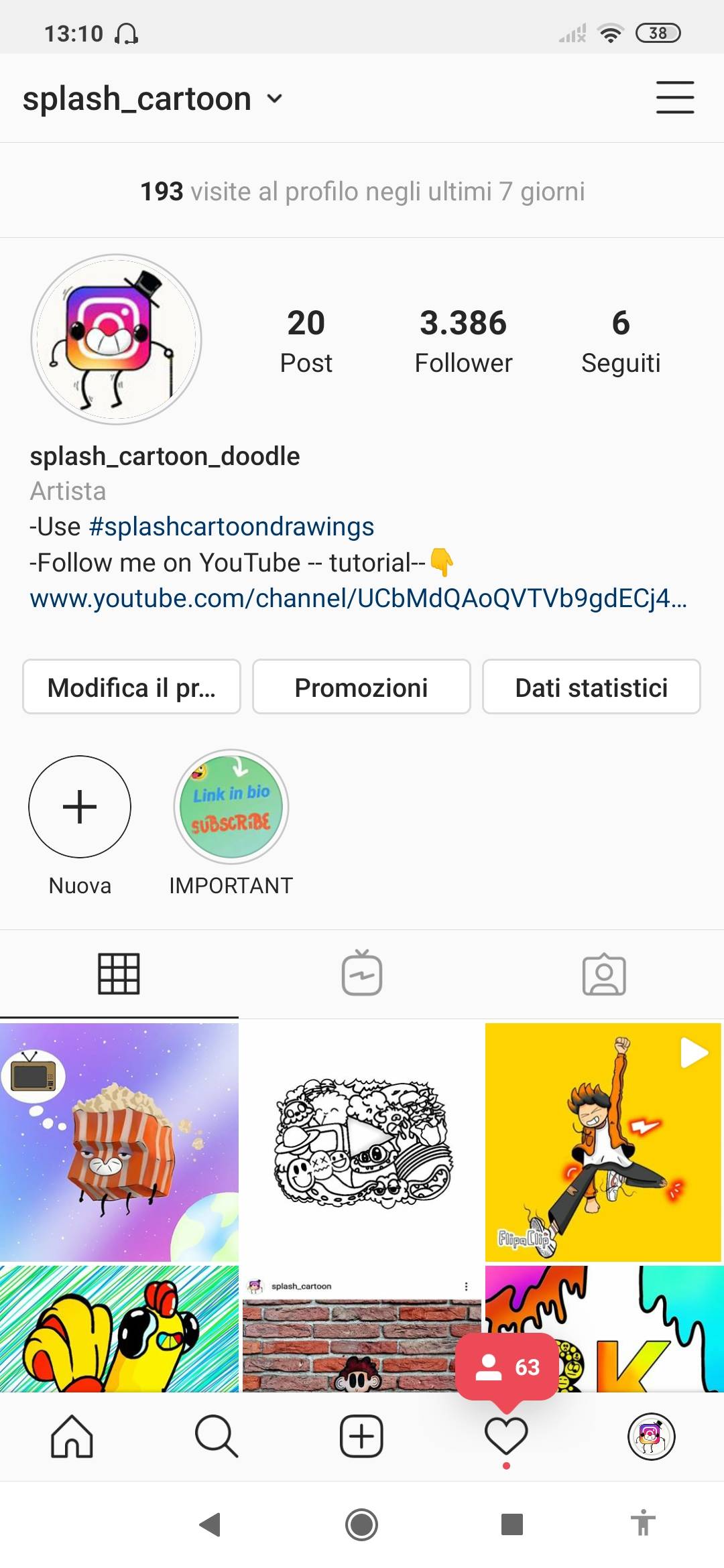 Ti pubblicizzo il profilo Instagram ho 3400 follower